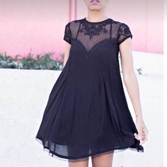 Urban Outfitters Black Lace Dress - Picture 1 of 10